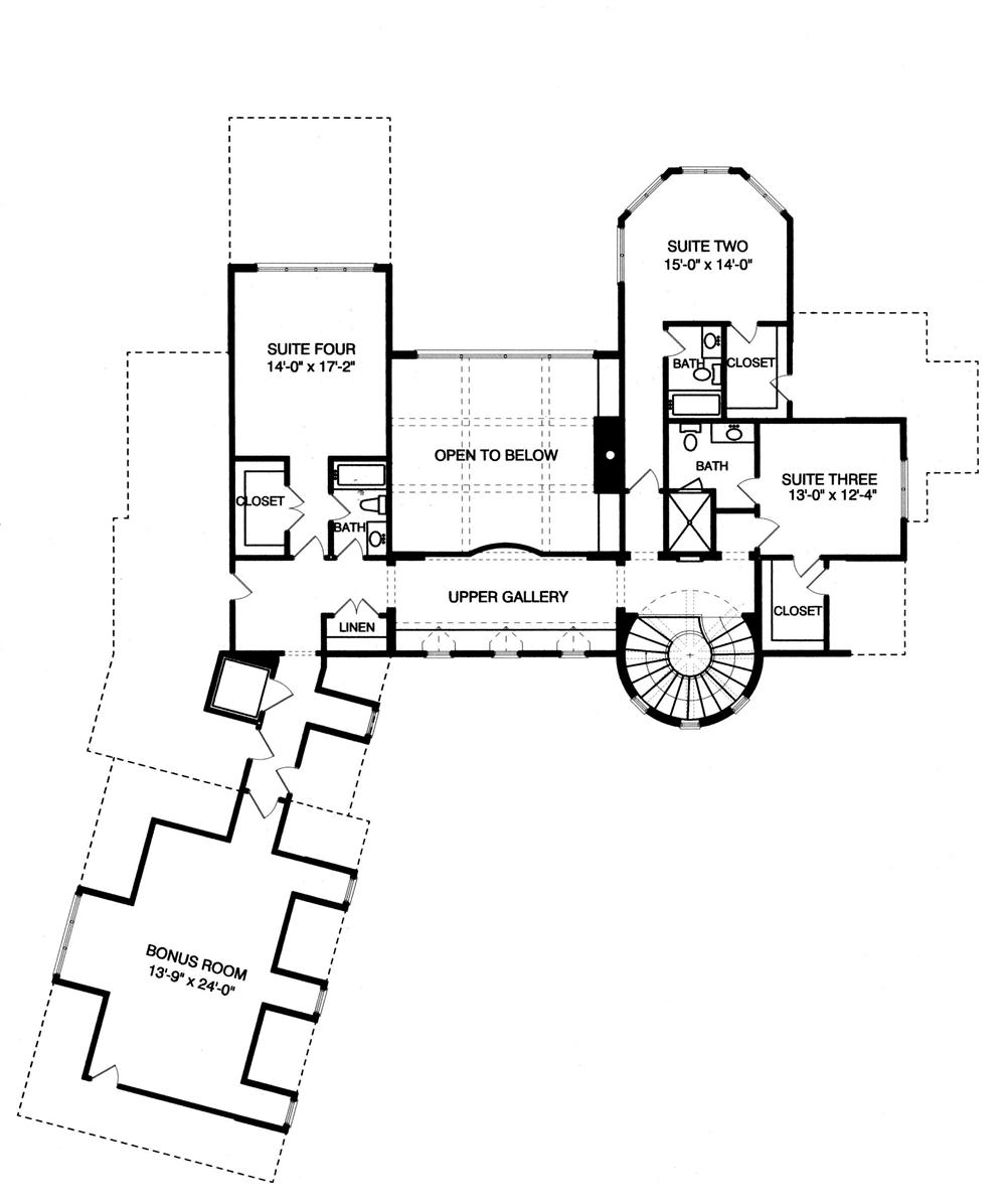 Floor Plan Second Story for these french plans.