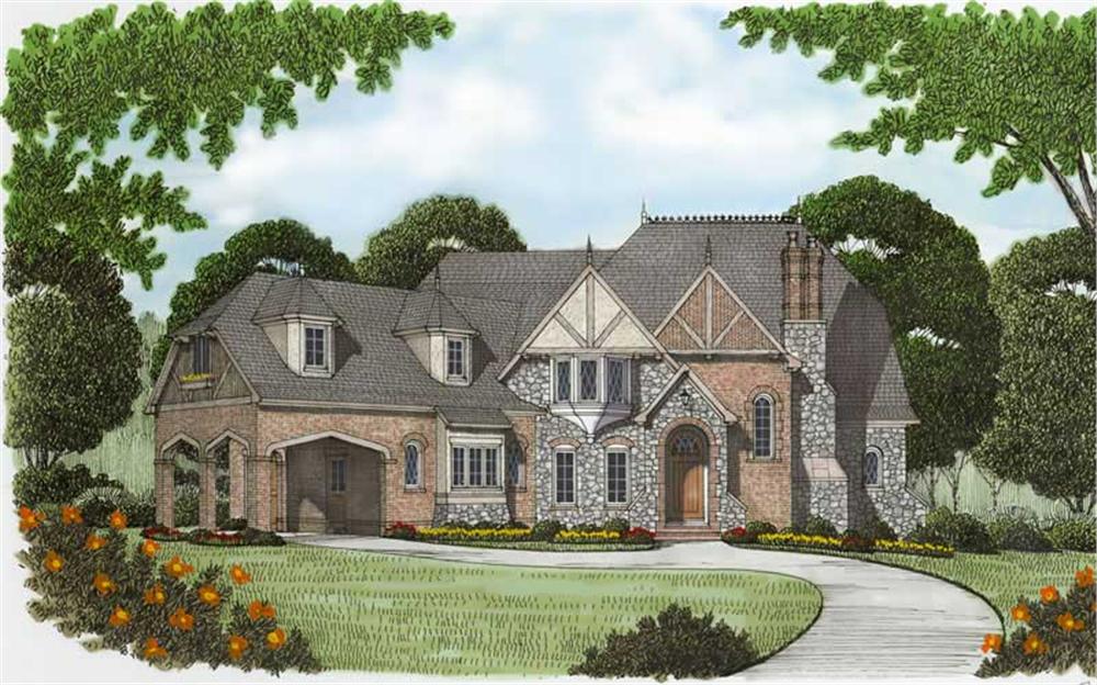 House Plan EDG-5796 Front Elevation