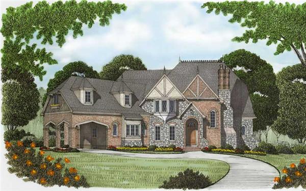 House Plan EDG-5796 Front Elevation