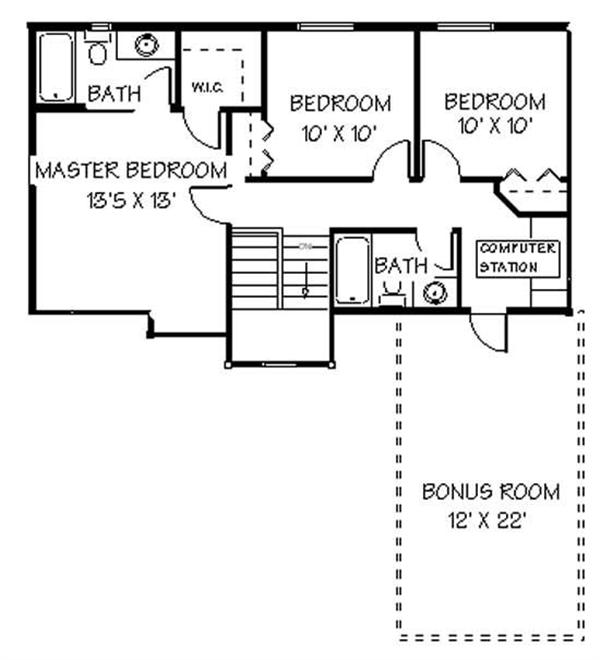 Upper Level Floor Plan