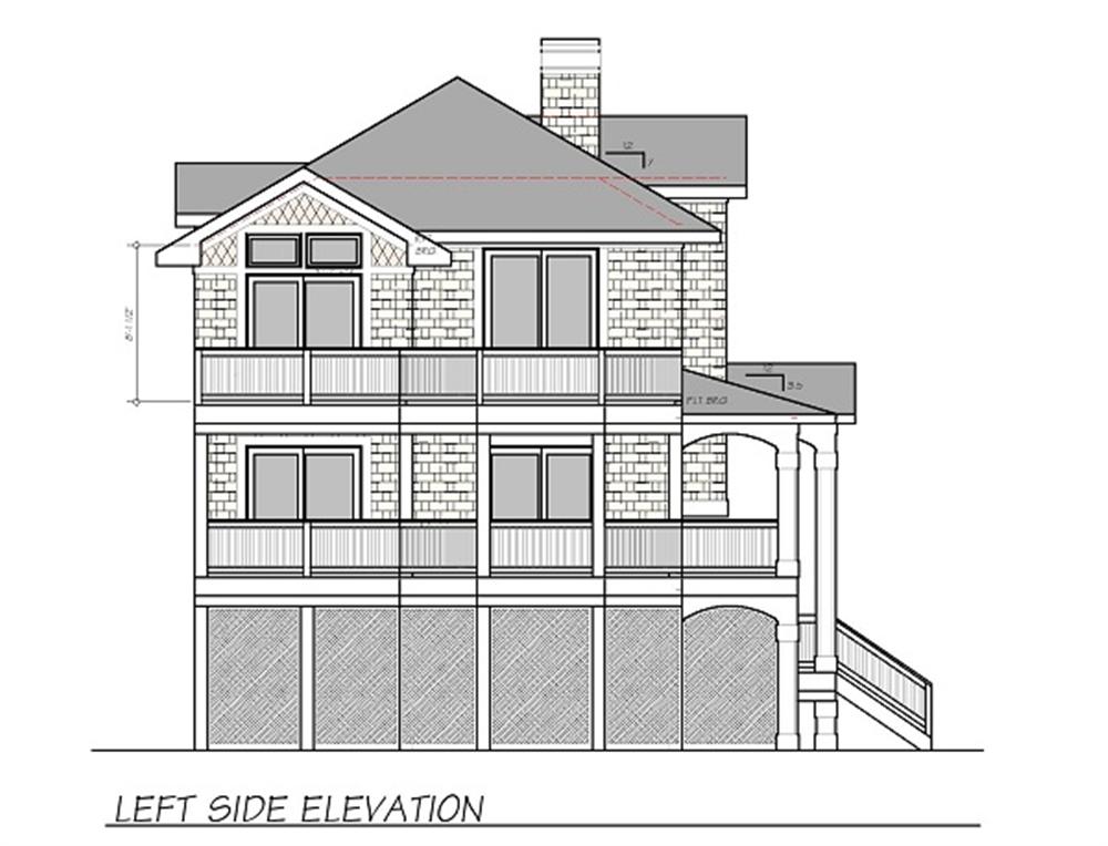 130-1070 left elevation
