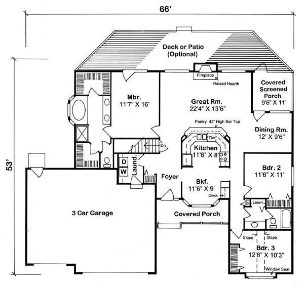 Floor Plan First Story