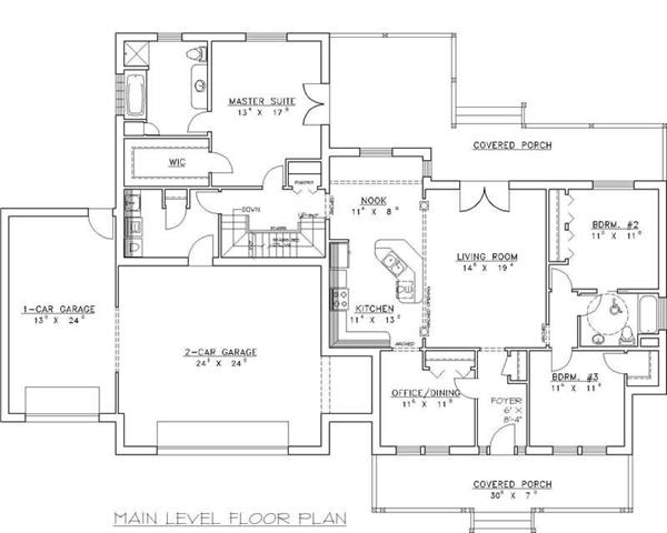 MAIN LEVEL FLOOR PLAN