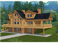 Log Cabins Color Rendering.