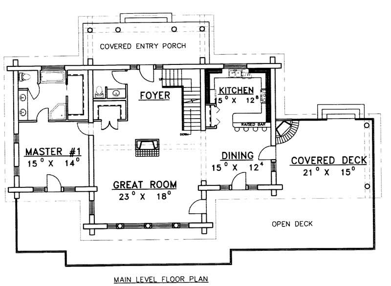 MIAN LEVEL FLOOR PLAN