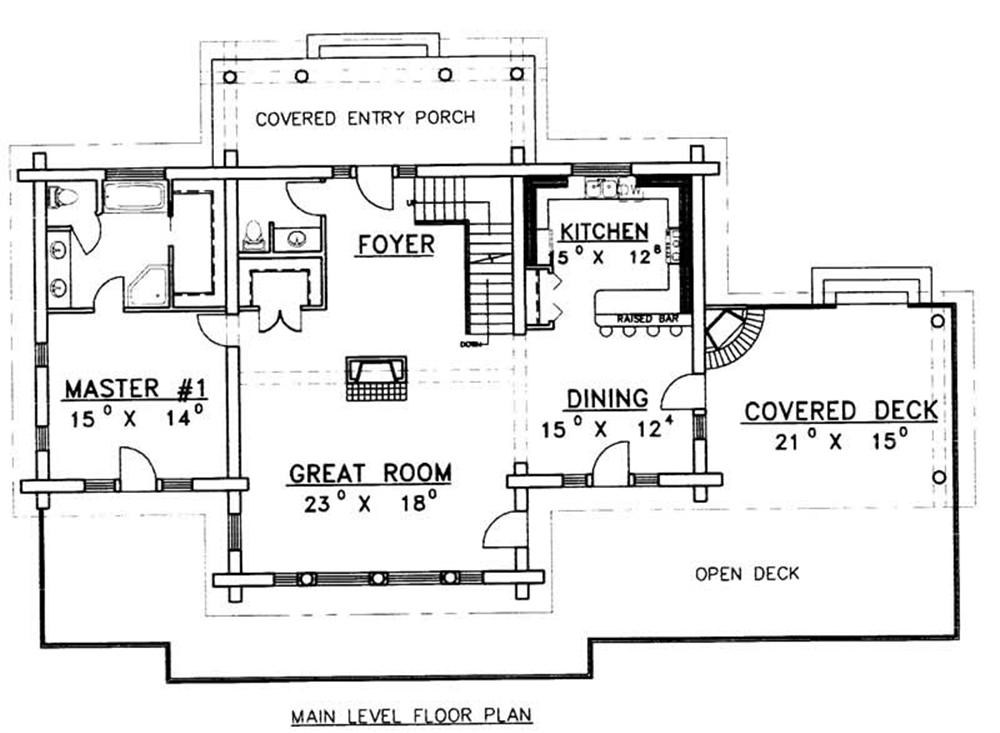 MIAN LEVEL FLOOR PLAN