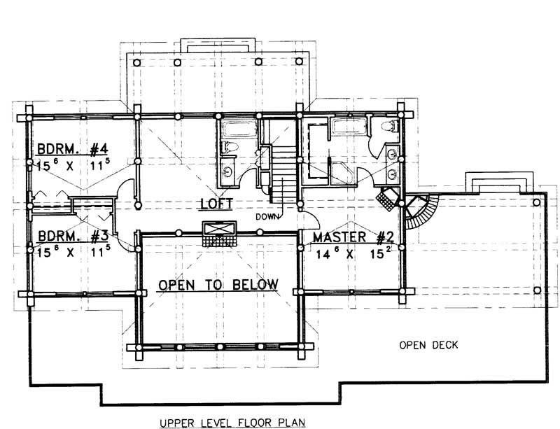 SECOND LEVEL FLOOR PLAN