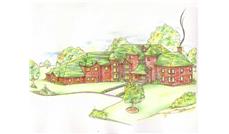 Luxury Plans color front elevation.