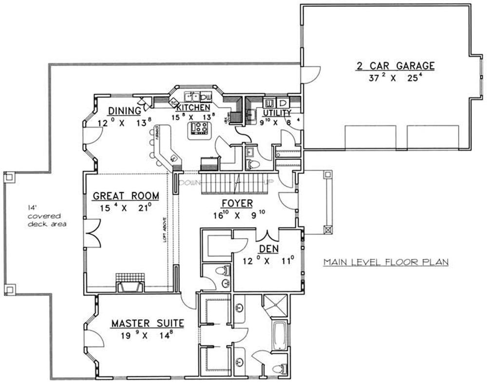 MAIN LEVEL FLOOR PLAN