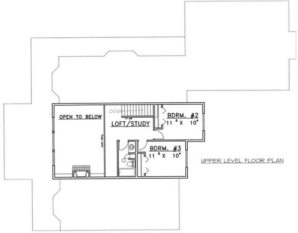 UPPER LEVEL FLOOR PLAN