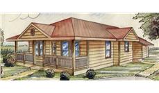Main image for house plan # 9457