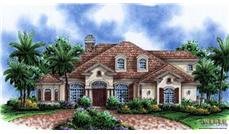 Color Rendering of this house plan