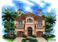 Color Rendering of this house plan