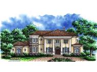 Color Rendering of this house plan