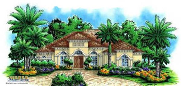Color Rendering of this house plan