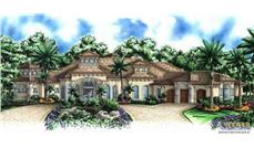 Color Rendering of this house plan