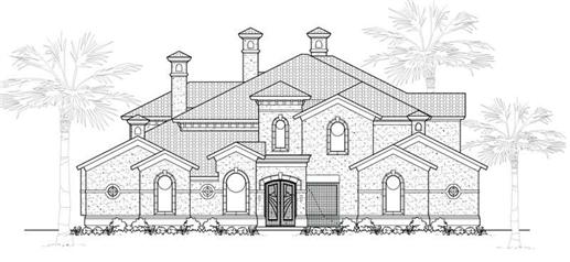 Main image for house plan # 19055
