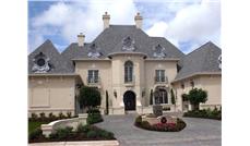 Luxury house plans color photo.