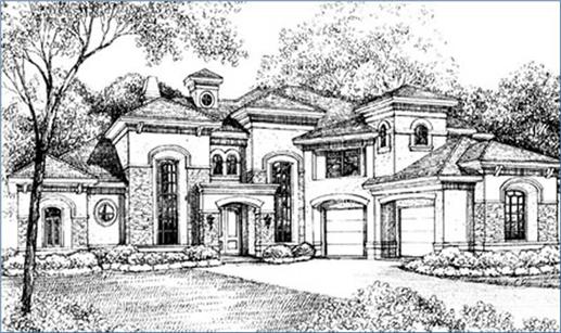Main image for house plan # 8743