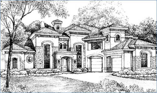Main image for house plan # 8743