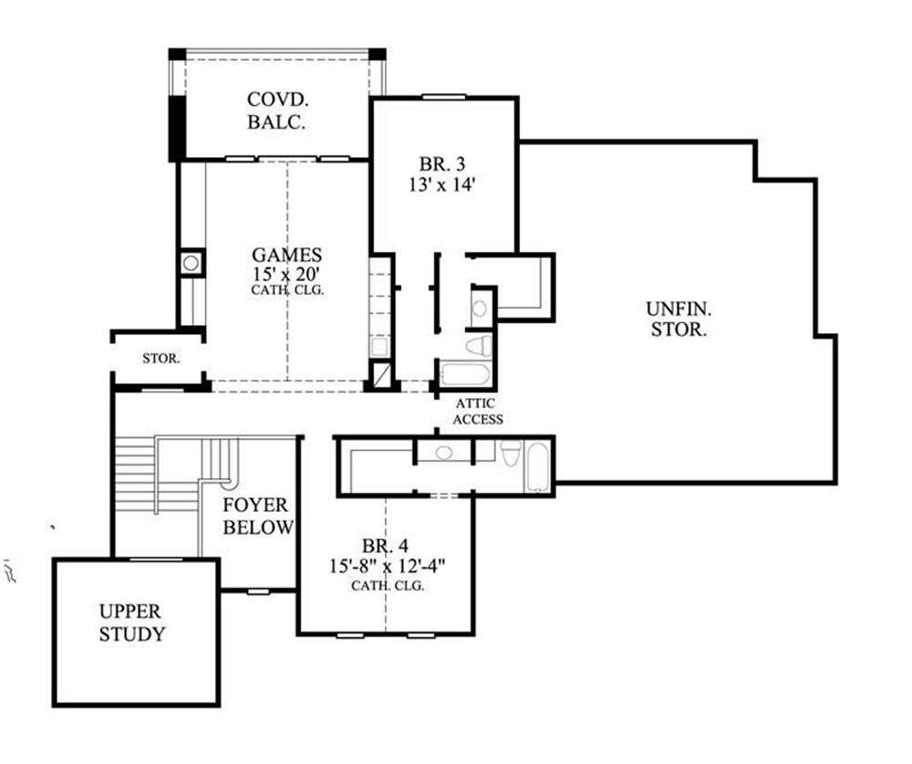 FLOOR PLAN SECOND STORY