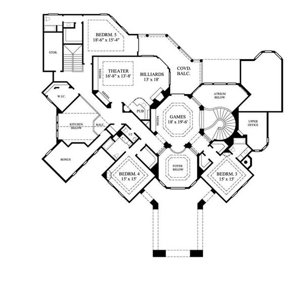 Luxury Homes Design Floor Plan