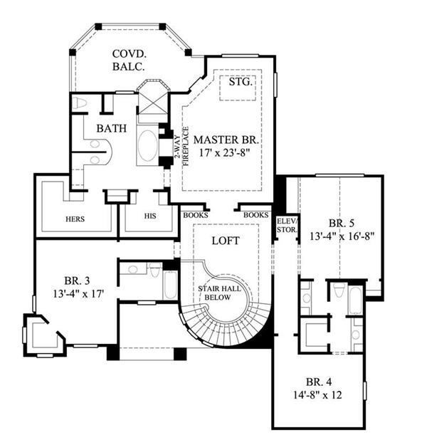 FLOOR PLAN SECOND STORY