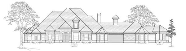 Home Plan Front Elevation for GMLC-929
