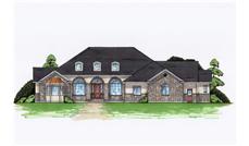 Color Rendering of this house plan