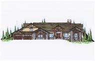 Color Rendering of this house plan