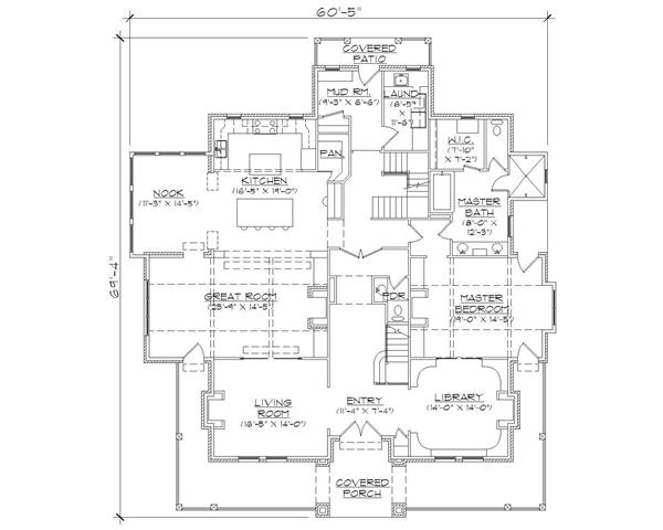 Floor Plan First Story