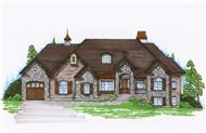 Color Rendering of this house plan