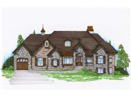 Color Rendering of this house plan