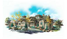 Color Rendering of this house plan