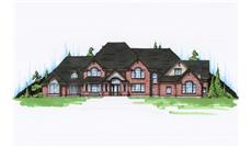 Color Rendering of this house plan