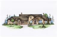 Color Rendering of this house plan