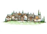 Color Rendering of this house plan
