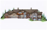 Color Rendering of this house plan
