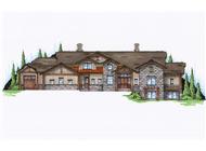 Color Rendering of this house plan