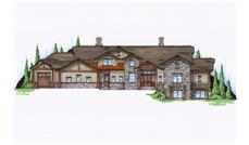 Color Rendering of this house plan