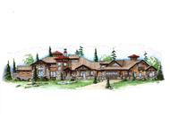Color Rendering of this house plan