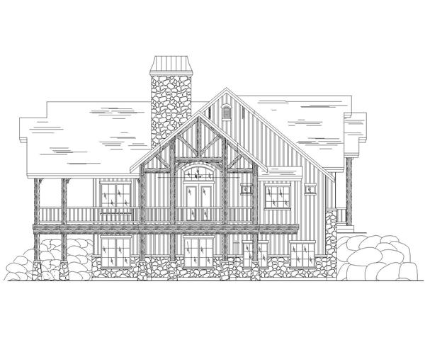 Home Plan Left Elevation