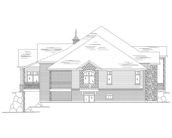 Home Plan Left Elevation