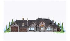 Color Rendering of this house plan