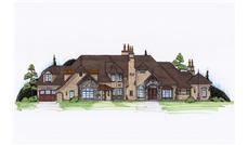 Color Rendering of this house plan