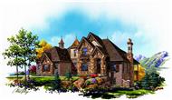 Color Rendering of this house plan