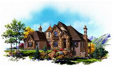 Color Rendering of this house plan