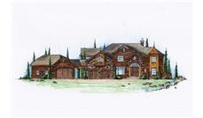 Color Rendering of this house plan