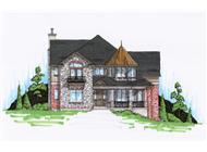 Color Rendering of this house plan