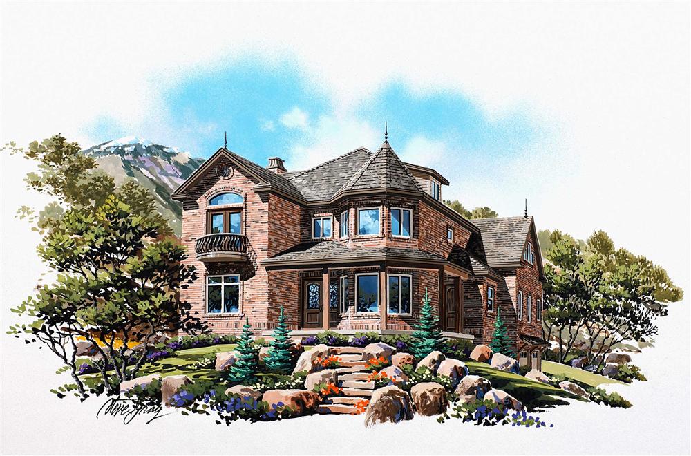 Home Plan Rendering